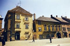 Hungary, Sopron, Fő (Beloiannisz) tér 3., Gambrinus-ház., 1970, Benedek Tamás, Fortepan #293871