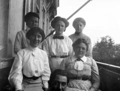 1918, Urbánné dr. Lux Judit, women, family, Fortepan #294571