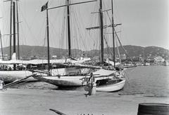 France, Cannes, Quai Saint-Pierre, kikötő., 1934, Karsai Kata, Fortepan #295530