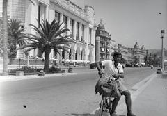 France, Nice, Promenade des Anglais., 1934, Karsai Kata, Fortepan #295531