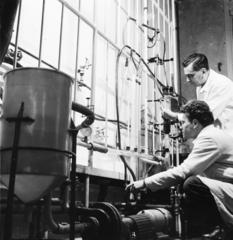 Hungary, Veszprém, Veszprémi Vegyipari Egyetem (később Pannon Egyetem), laboratórium., 1962, Polinszky Tibor, Fortepan #295688