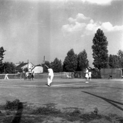 Magyarország, Budapest XIX., 1938, Kölcsey Ferenc Dunakeszi Városi Könyvtár / Petanovits fényképek, tenisz, Budapest, Fortepan #29599