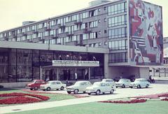 1963, Inkey Tibor, Trabant 601, Fortepan #300311