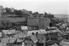 Magyarország, Eger, látkép a Minaretből, szemben a Dobó bástya., 1965, Németh Tamás, Fortepan #30118