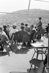 Magyarország, Budapest II.,Budapest XII., kilátás a Budapest körszálló teraszáról a Kis-Sváb-hegy felé., 1966, Szalay János, Budapest, Fortepan #301280