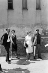 1966, Szalay János, Best of, emberpár, elegancia, nyári ruha, Fortepan #301488