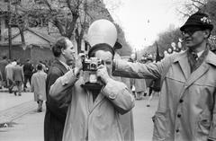 1961, Szalontai Tamás, léggömb, fotózás, Fortepan #301795