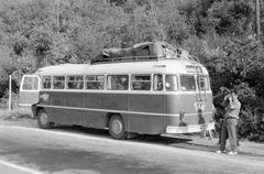 1965, Szalontai Tamás, csomag, tetőcsomagtartó, autóbusz, Fortepan #302026