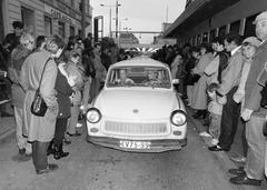 1989, Szebeni András, Best of, rendszám, tömeg, Trabant-márka, Fortepan #302269