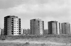 1966, Szomolányi József, lakótelep, panelház, Fortepan #302661