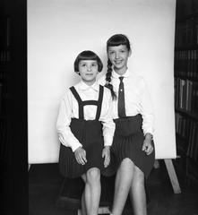 1960, Szomolányi József, testvérek, ünneplő ruha, Fortepan #302725