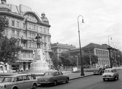 1965, Szomolányi József, szobor, háttal, Fortepan #302735