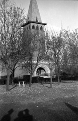 Magyarország, Budapest XVIII., Kossuth tér, református templom., 1957, Fortepan, Budapest, református, Fortepan #30276