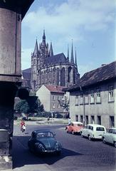 1963, Szomolányi József, színes, gótika, templom, Wartburg 311 Kombi, Fortepan #302817