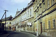 1963, Szomolányi József, színes, ablakrács, épületszobor, múzeum, lengyel felirat, Fortepan #302821