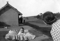 1936, Székely Márton, kid, dog, Fortepan #30356