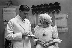 1936, Inkey Tibor, Best of, ceramics, headdress, Fortepan #303666