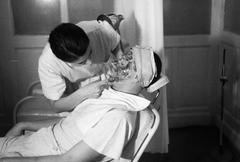 1939, Inkey Tibor, cosmetics, Fortepan #303992