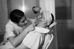 1939, Inkey Tibor, cosmetics, Fortepan #303993