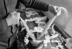 Hungary, Mohács, Kalkán Mátyás busómaszk-készítő műhelye., 1981, Szebeni András, Fortepan #304035