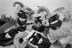 Hungary, Mohács, Kalkán Mátyás busómaszk-készítő műhelye., 1981, Szebeni András, Fortepan #304037