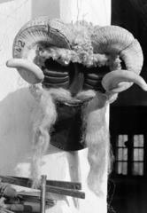 Hungary, Mohács, Kalkán Mátyás busómaszk-készítő műhelye., 1981, Szebeni András, mask, Fortepan #304044