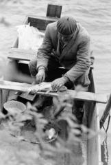 1981, Szebeni András, hal, Fortepan #304071