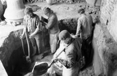 Magyarország, Őrbottyán, Gombos Lajos harangöntő mester műhelye., 1981, Szebeni András, Fortepan #304104