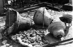 Magyarország, Őrbottyán, Gombos Lajos harangöntő mester műhelye., 1981, Szebeni András, harang, Fortepan #304121