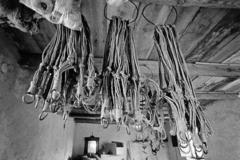 Magyarország, Tapolca, kötélgyártó / kötélverő., 1981, Szebeni András, kötél, kötélgyártó, Fortepan #304152