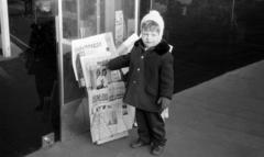 1969, Beszeda László Zoltán, newspaper, kid, Fortepan #304302