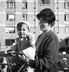 1962, Bán Tamás, gyerek, anya, Fortepan #304319