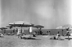 1961, Bán Tamás, sea shore, Fortepan #304379