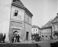 1962, Bán Tamás, dombormű, ferde, Fortepan #304401