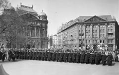 1939, Inkey Tibor, line-up, uniform, Fortepan #304500