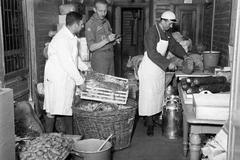 1937, Inkey Tibor, kitchen, salami, vegetables, milk can, loaf of bread, Fortepan #304735
