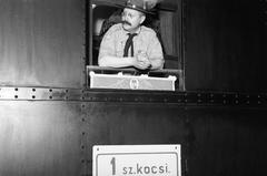 1937, Inkey Tibor, scouting, leaning out of the window, Fortepan #304736