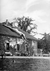 Hungary, Eger, városi strand., 1937, Inkey Tibor, Fortepan #304746