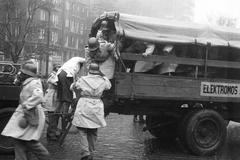 1937, Inkey Tibor, air defense, gas mask, Fortepan #305192