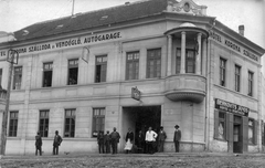 Magyarország, Vasvár, Március 15. tér, Korona szálló., 1926, Jurányi Attila, szálloda, rövidáru, Fortepan #30595