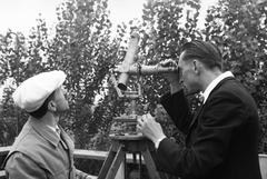 1936, Inkey Tibor, meteorology, instrument, telescope, Fortepan #306099