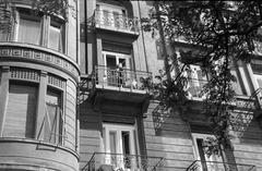 1936, Inkey Tibor, balcony, architectural ornament, Fortepan #306104