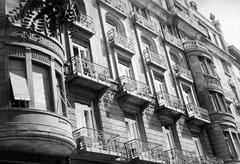 1936, Inkey Tibor, balcony, Fortepan #306105