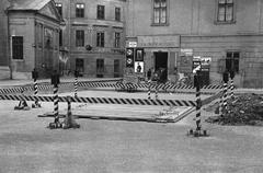 1936, Inkey Tibor, Persil-brand, site constraints, hardware store, street repair, Fortepan #306269