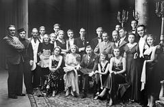 1936, Inkey Tibor, evening gown, Fortepan #306295