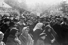 1939, Inkey Tibor, mass, peasant, old person, Fortepan #306344