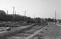 1939, Inkey Tibor, construction, rails, sleeper, Fortepan #306403