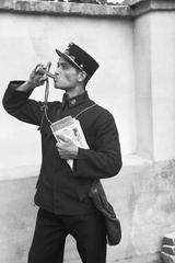 1936, Inkey Tibor, musical instrument, horn, Fortepan #306460