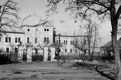 Magyarország, 1960, Gazda Anikó, kovácsoltvas kerítés, kovácsoltvas kapu, Fortepan #307034