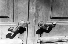 Hungary, 1959, Gazda Anikó, gate, Fortepan #307124